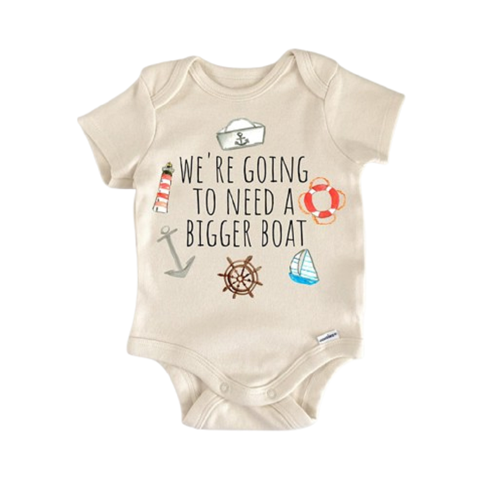 Boating Nautical Boat Beach - Baby Boy Girl Clothes Infant Bodysuit Funny Cute Newborn-0