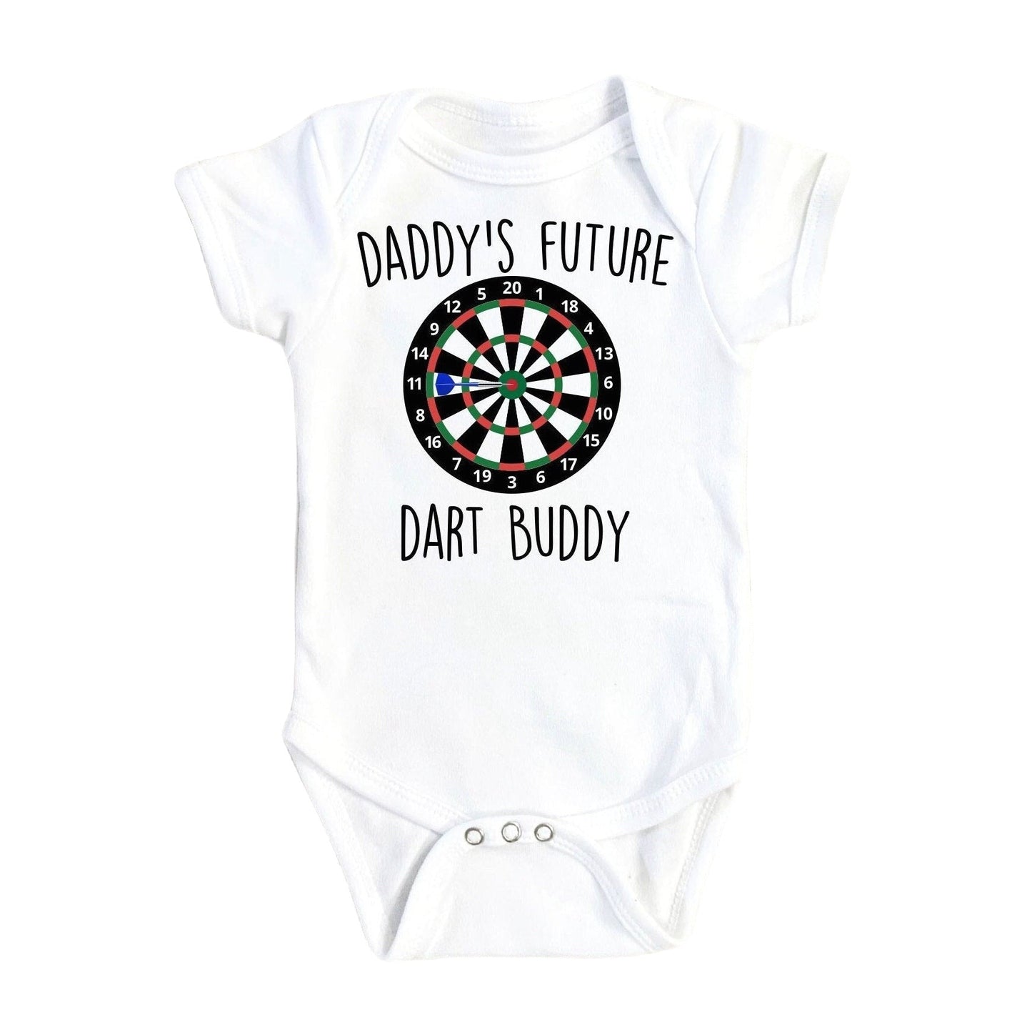 Darts Buddy - Baby Boy Girl Clothes Infant Bodysuit Funny Cute Newborn-0