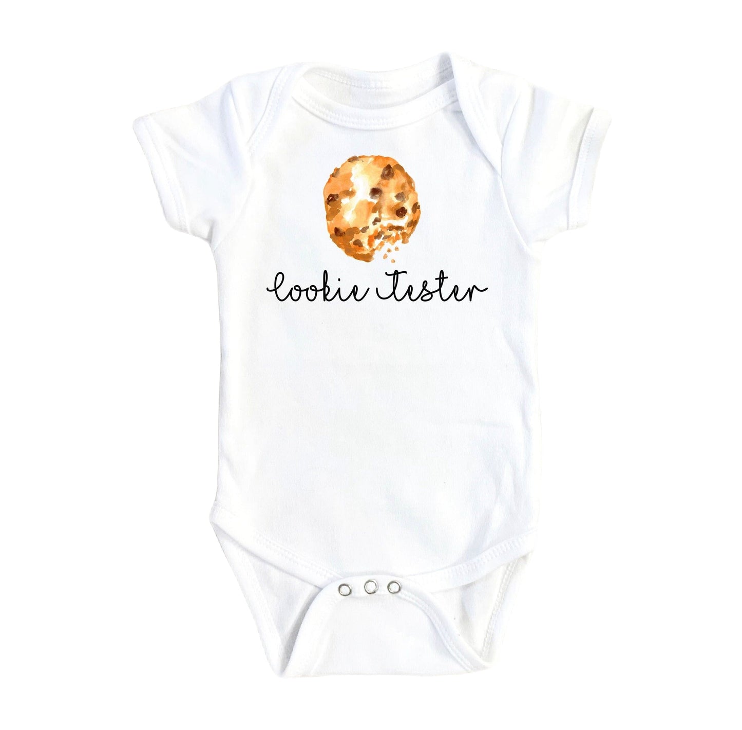 Cookie Tester Script - Baby Boy Girl Clothes Infant Bodysuit Funny Cute Newborn-0