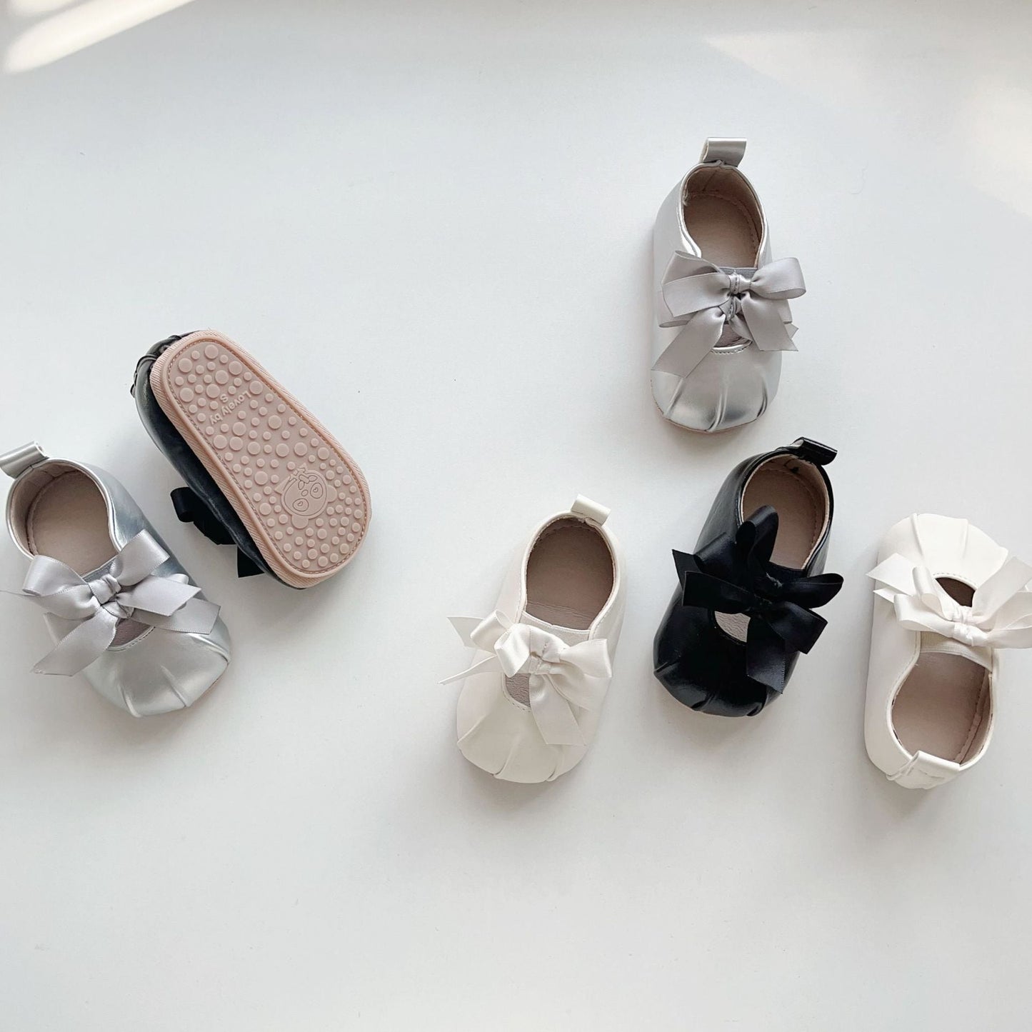 Spring and Summer Baby Girl Fashion Butterfly-bow Pattern Toddler Soft-Sole Anti-slip Walking Shoes-4