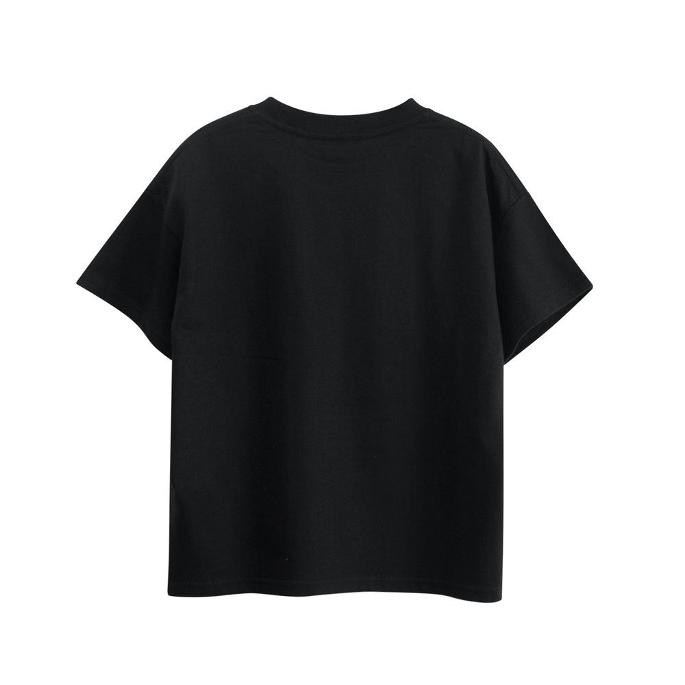 Kids’ Letters Pattern T-shirt in European and American Style-1