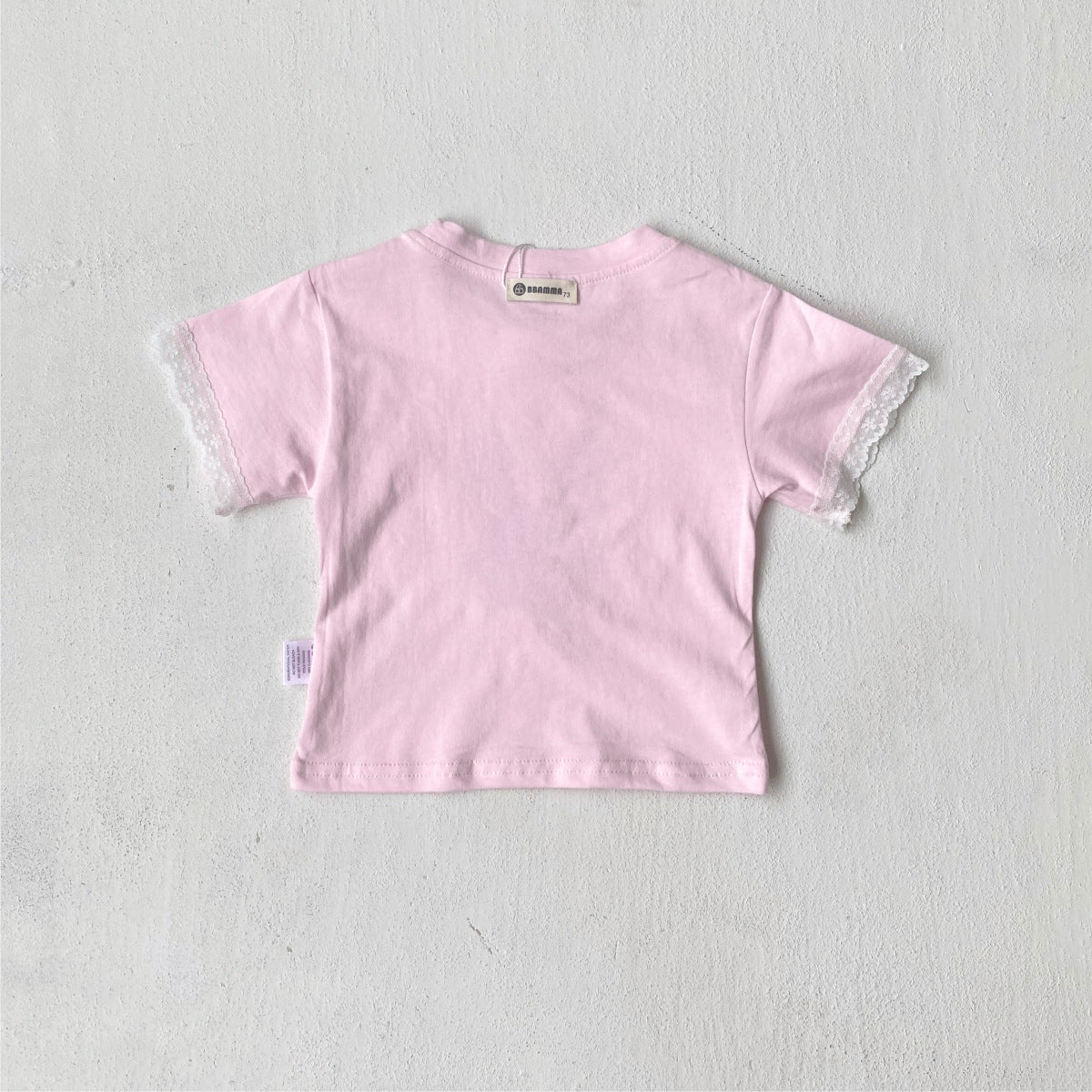 Summer Hot Selling Baby Kids Girls Short Sleeves Cartoon Rabbit Pattern T-shirt-4