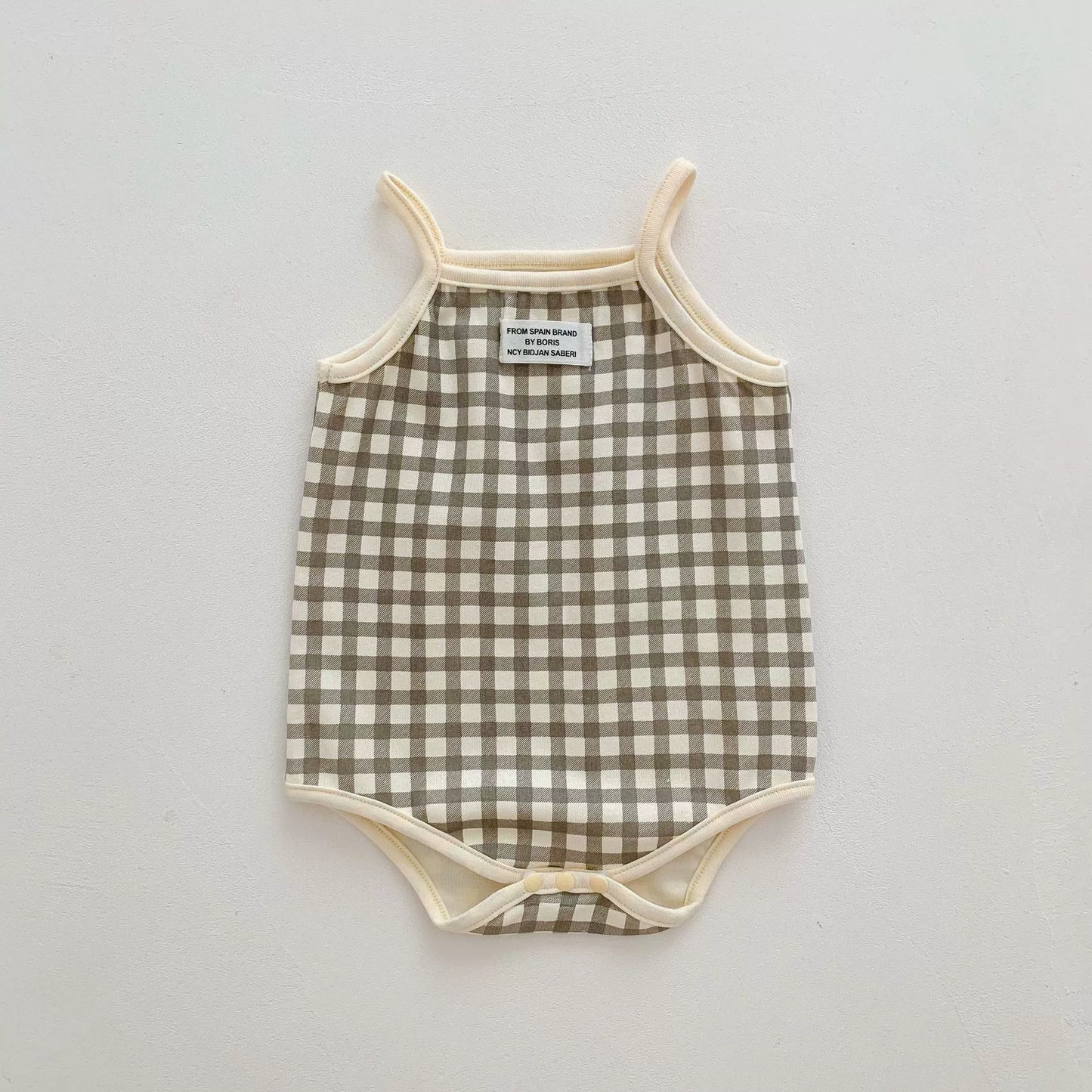 Summer Arrival Cheap Baby Unisex Casual Simple Pattern Sleeveless Onesies-3
