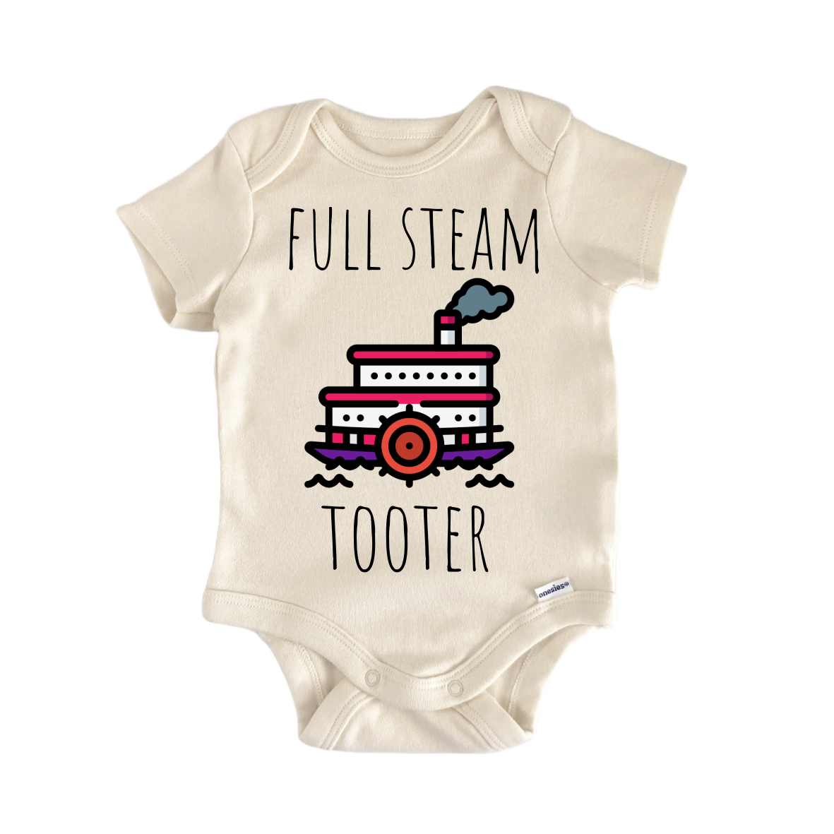 Steamboat Boat - Baby Bodysuit-0