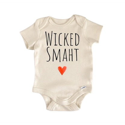 Massachusetts Wicked Boston - Baby Boy Girl Clothes Infant Bodysuit Funny Cute Newborn-0