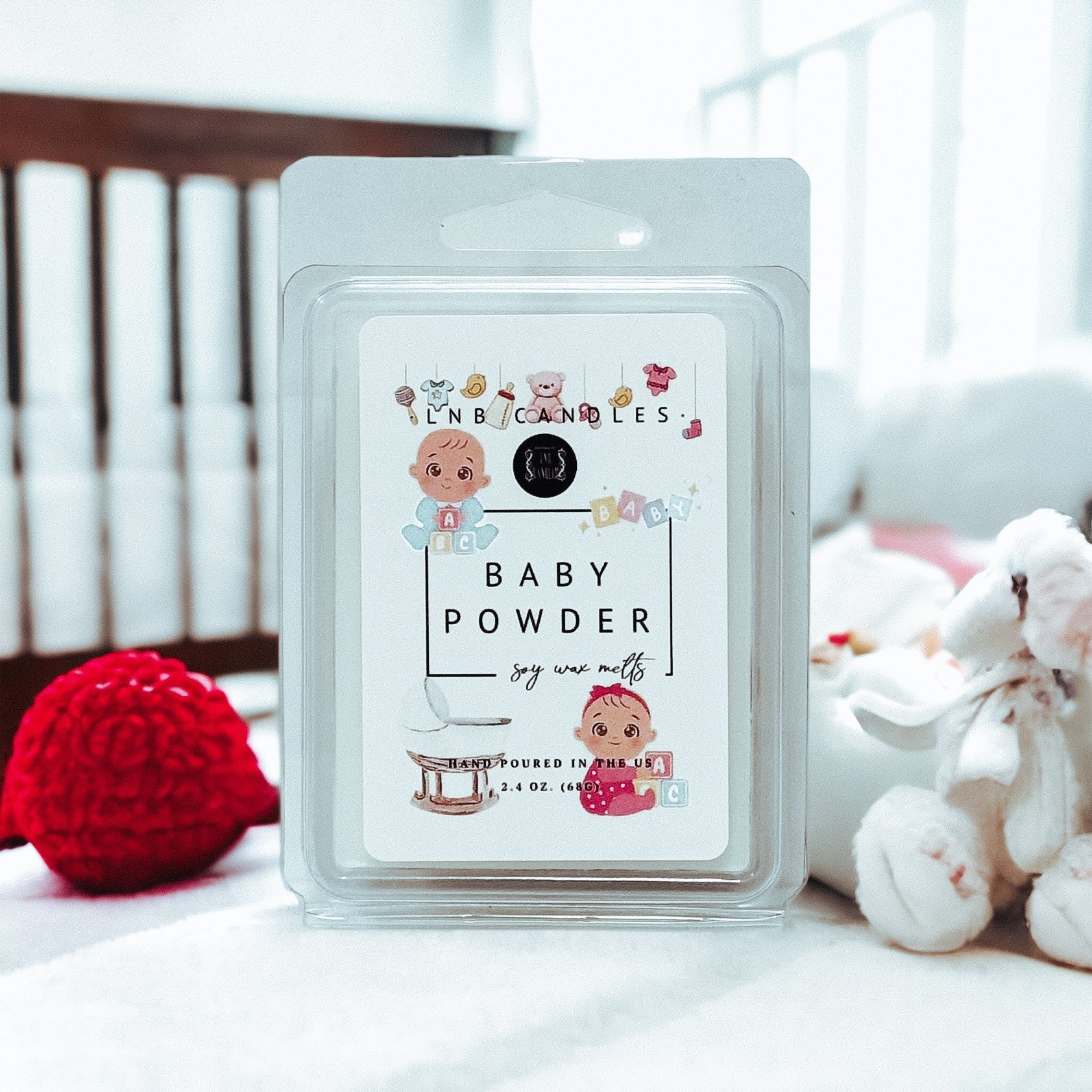 Baby Shower Powder Soy Wax Melts 3 PACK Scent-0