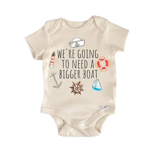 Boating Nautical Boat Beach - Baby Boy Girl Clothes Infant Bodysuit Funny Cute Newborn-0
