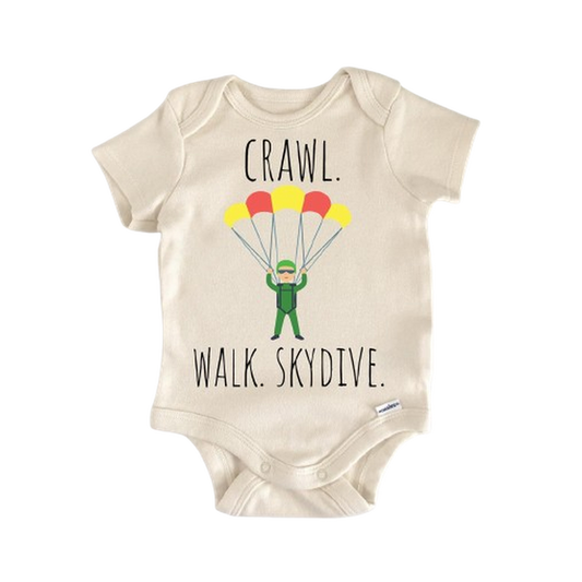 Skydive Skydiving Parachute - Baby Boy Girl Clothes Infant Bodysuit Funny Cute Newborn-0