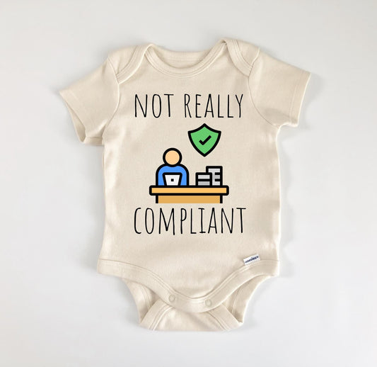 Compliant Officer Safety - Baby Boy Girl Clothes Infant Bodysuit Funny Cute-0