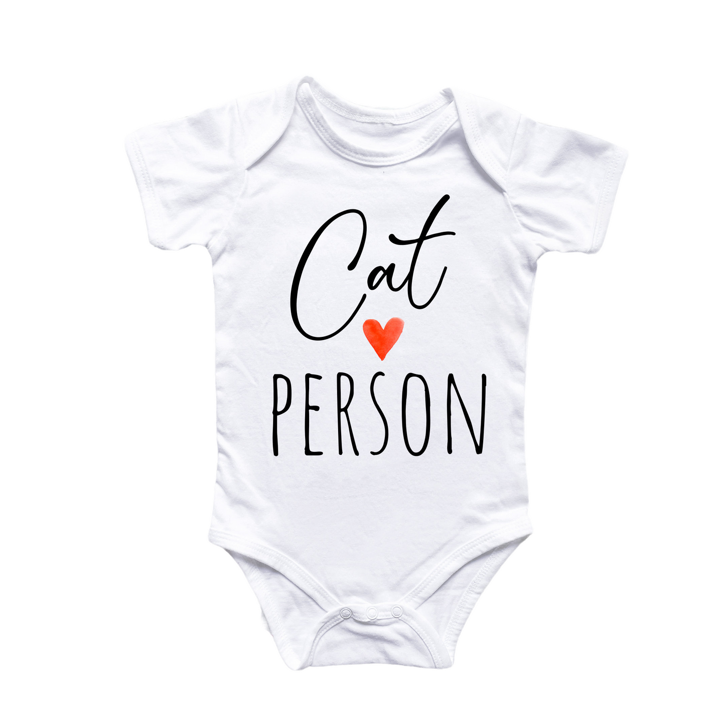 Cat Person Lover - Baby Boy Girl Clothes Infant Bodysuit Funny Cute Newborn-0