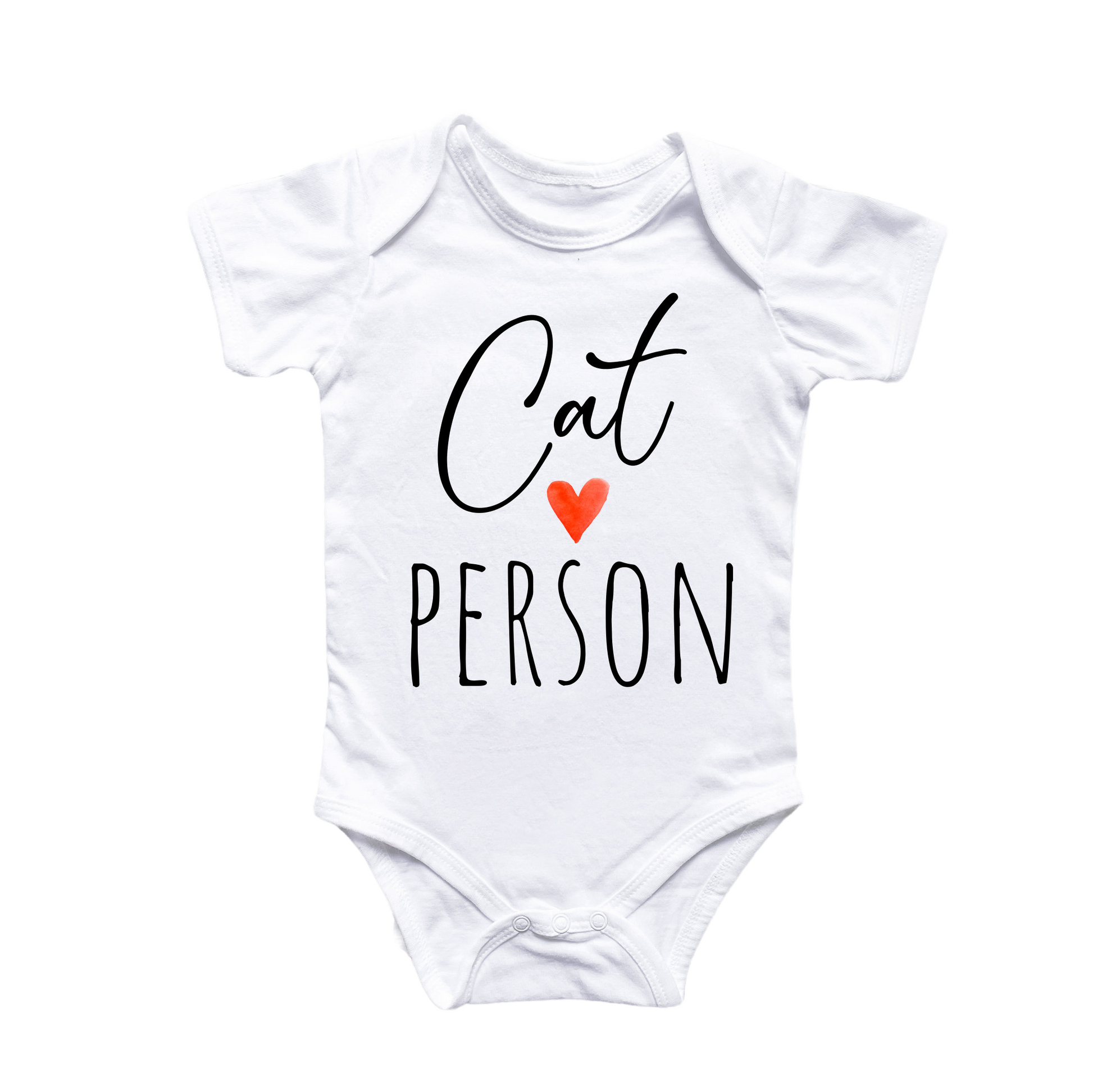Cat Person Lover - Baby Boy Girl Clothes Infant Bodysuit Funny Cute Newborn-0