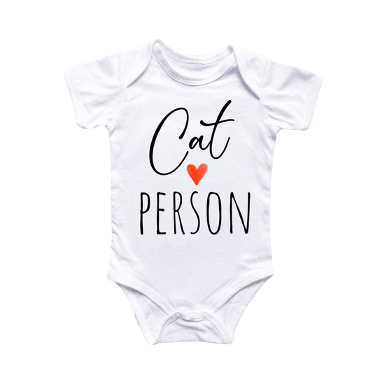 Cat Person Lover - Baby Boy Girl Clothes Infant Bodysuit Funny Cute Newborn-0