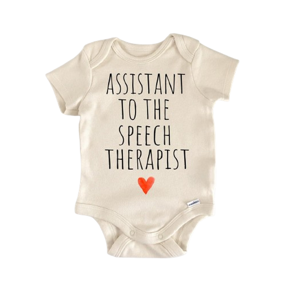 Speech Slp Therapy - Baby Boy Girl Clothes Infant Bodysuit Funny Cute Newborn-0