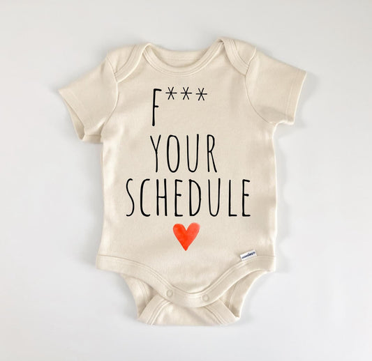 Schedule Ocd - Baby Boy Girl Clothes Infant Bodysuit Funny Cute Newborn-0