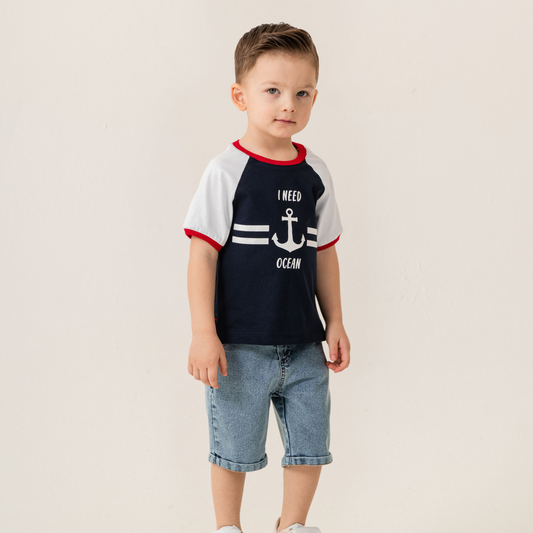 Ocean Anchor Boys Casual Set-1