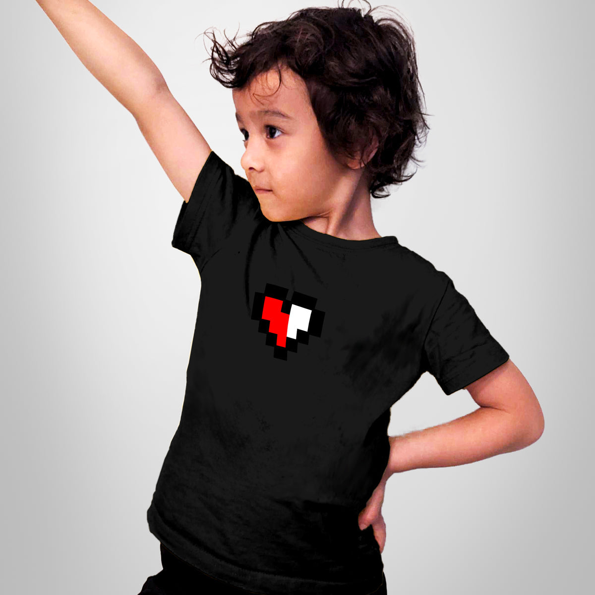 A&S - Embroidered Heart Youth Jersey Tee-2