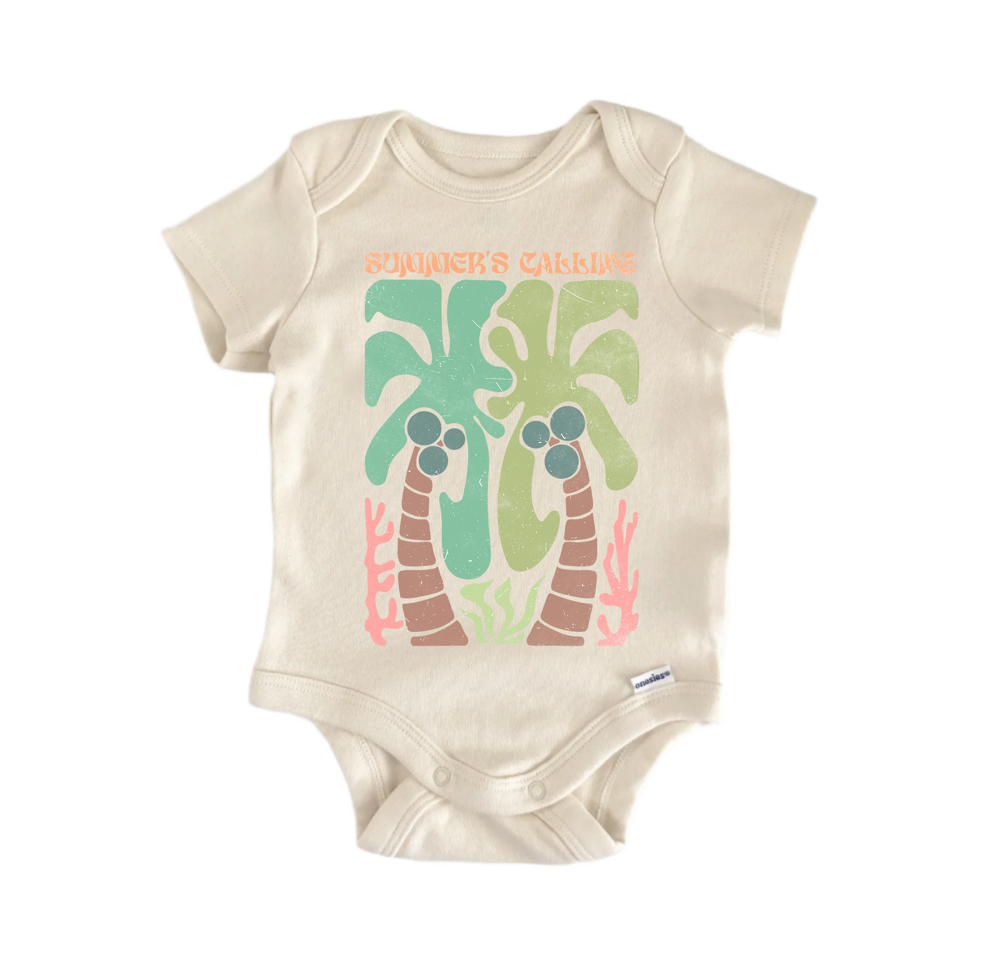 Summer's Calling Boho Beach - Baby Boy Girl Clothes Infant Bodysuit Funny Cute Newborn-0