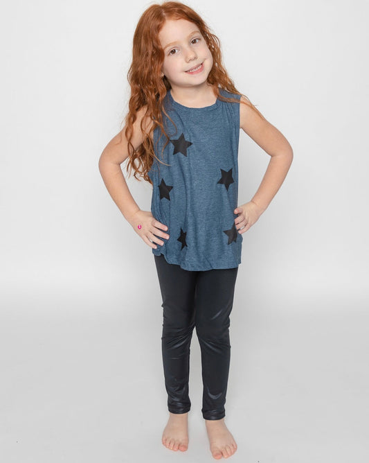 Stars Black Blue Tank-1