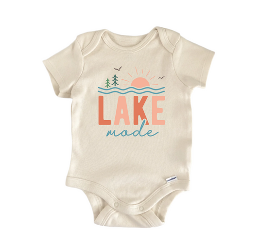 Lake Mode -  Baby Boy Girl Clothes Infant Bodysuit Funny Cute Newborn-0