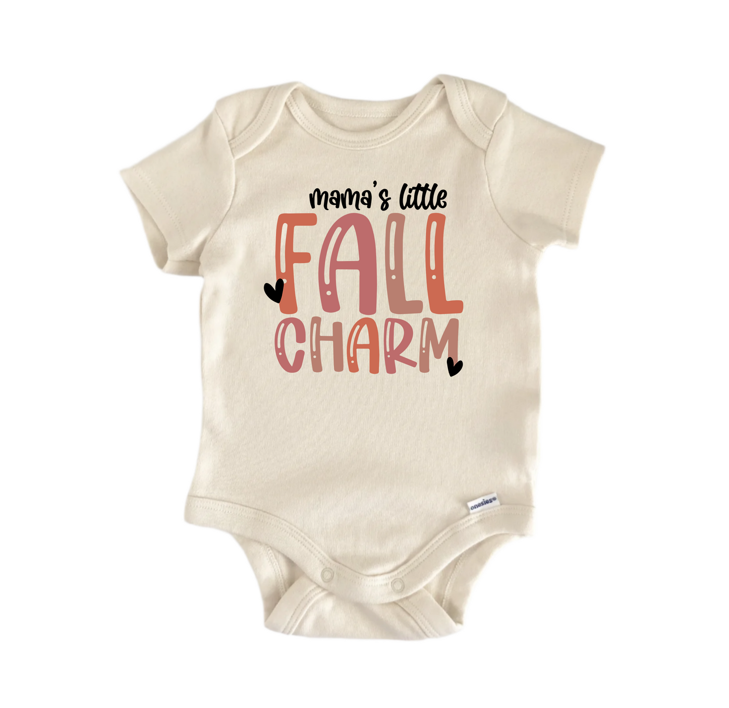 Mamas Little Fall Charm -  Baby Boy Girl Clothes  Bodysuit Funny Cute-0