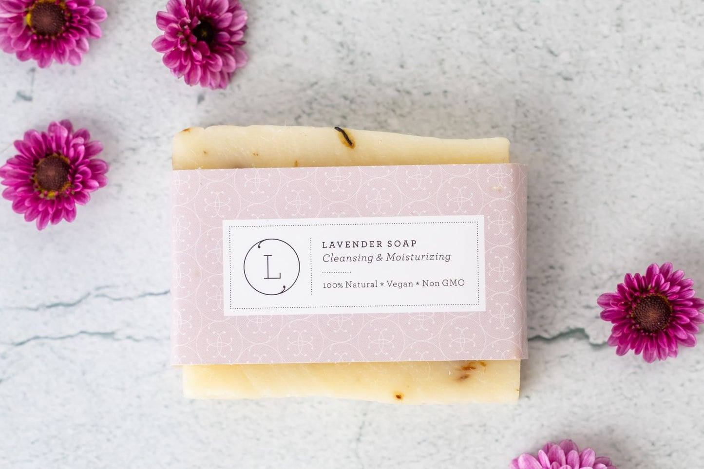 2x Natural Cold Process Soap Bar with Essential oils-4