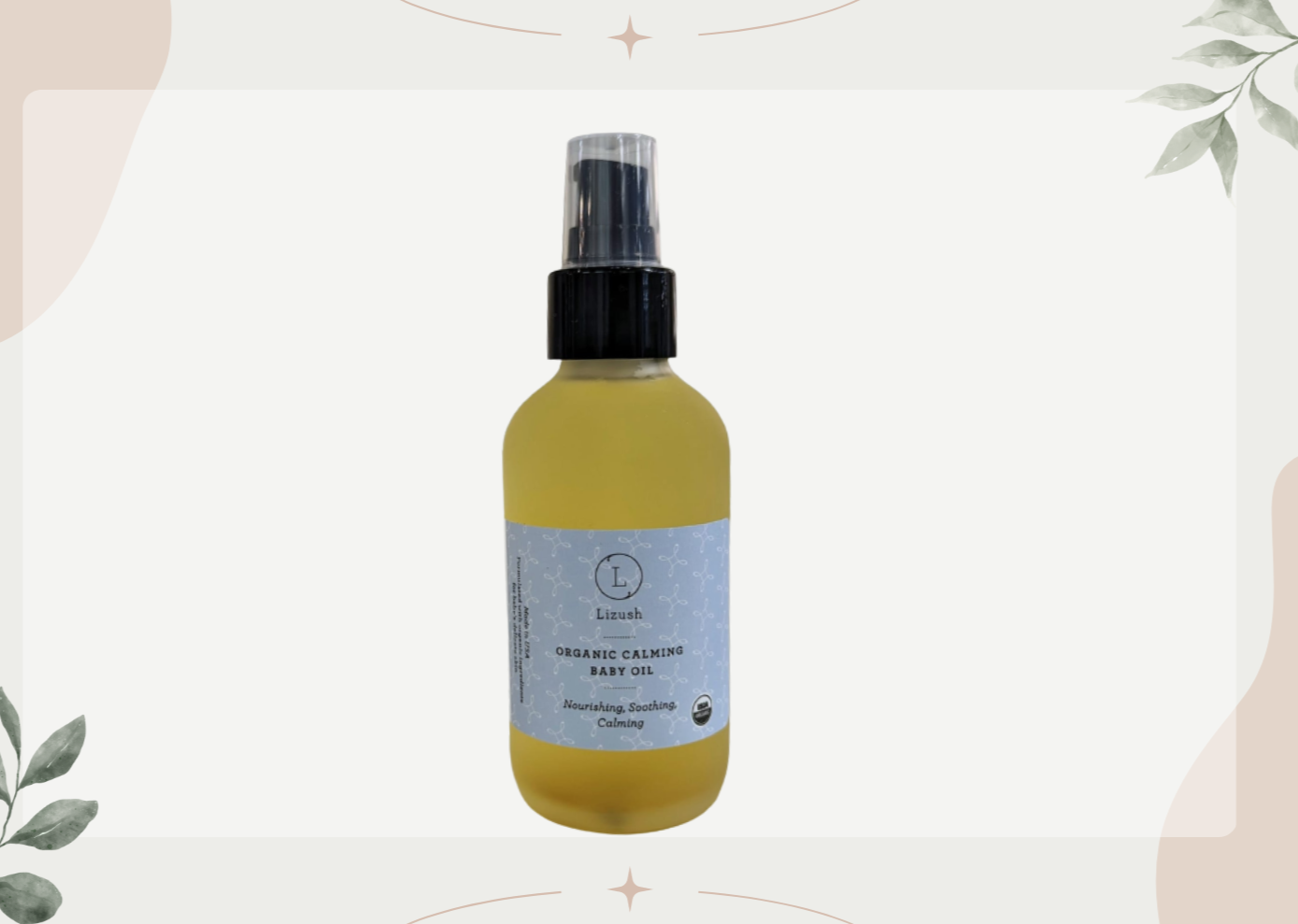 ORGANIC CALMING BABY OIL Nourishing, Soothing, Calming-3