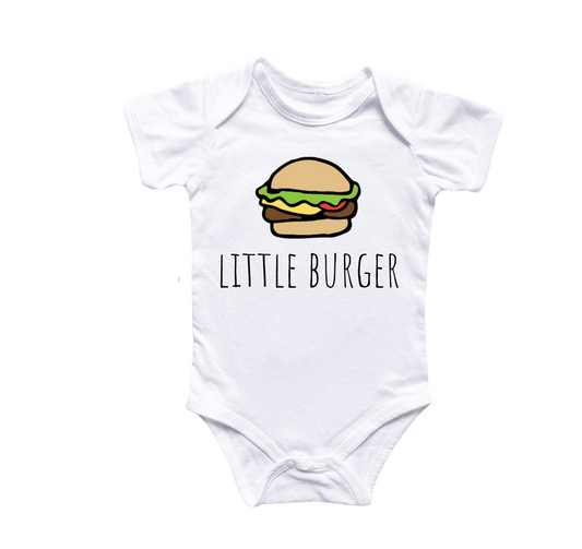 Burger Hamburger - Baby Boy Girl Clothes Infant Bodysuit Funny Cute Newborn 2-0