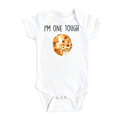 Cookie Tough - Baby Boy Girl Clothes Infant Bodysuit Funny Cute Newborn-0