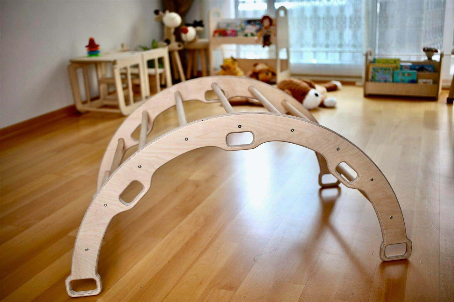 Climbing Triangle - Arch / Rocker - Star Pillow | Foldable Montessori Climbing Set-3