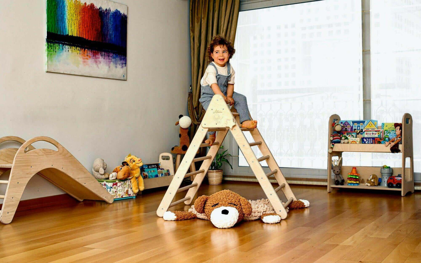 Foldable Climbing Triangle | Best Montessori Climbing Set-0