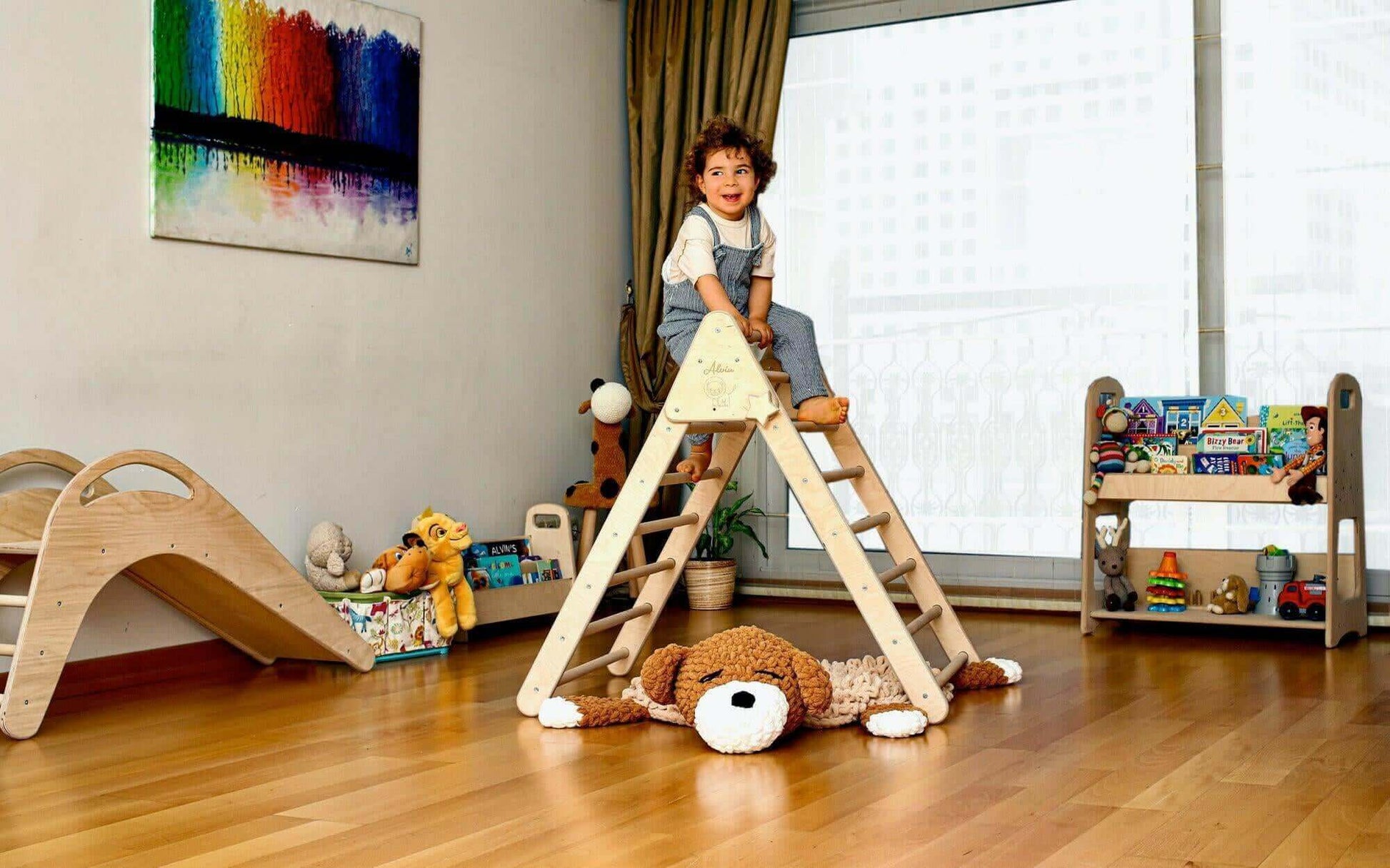Foldable Climbing Triangle | Best Montessori Climbing Set-0