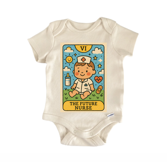 Future Nurse Tarot - Baby Bodysuit-0