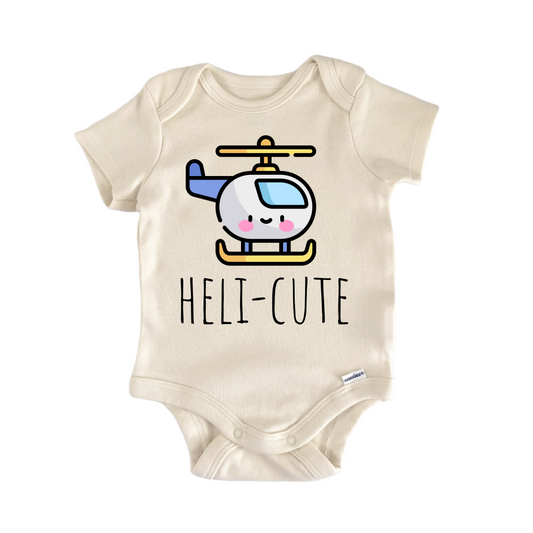 Helicopter Airplane Pilot - Baby Bodysuit-0