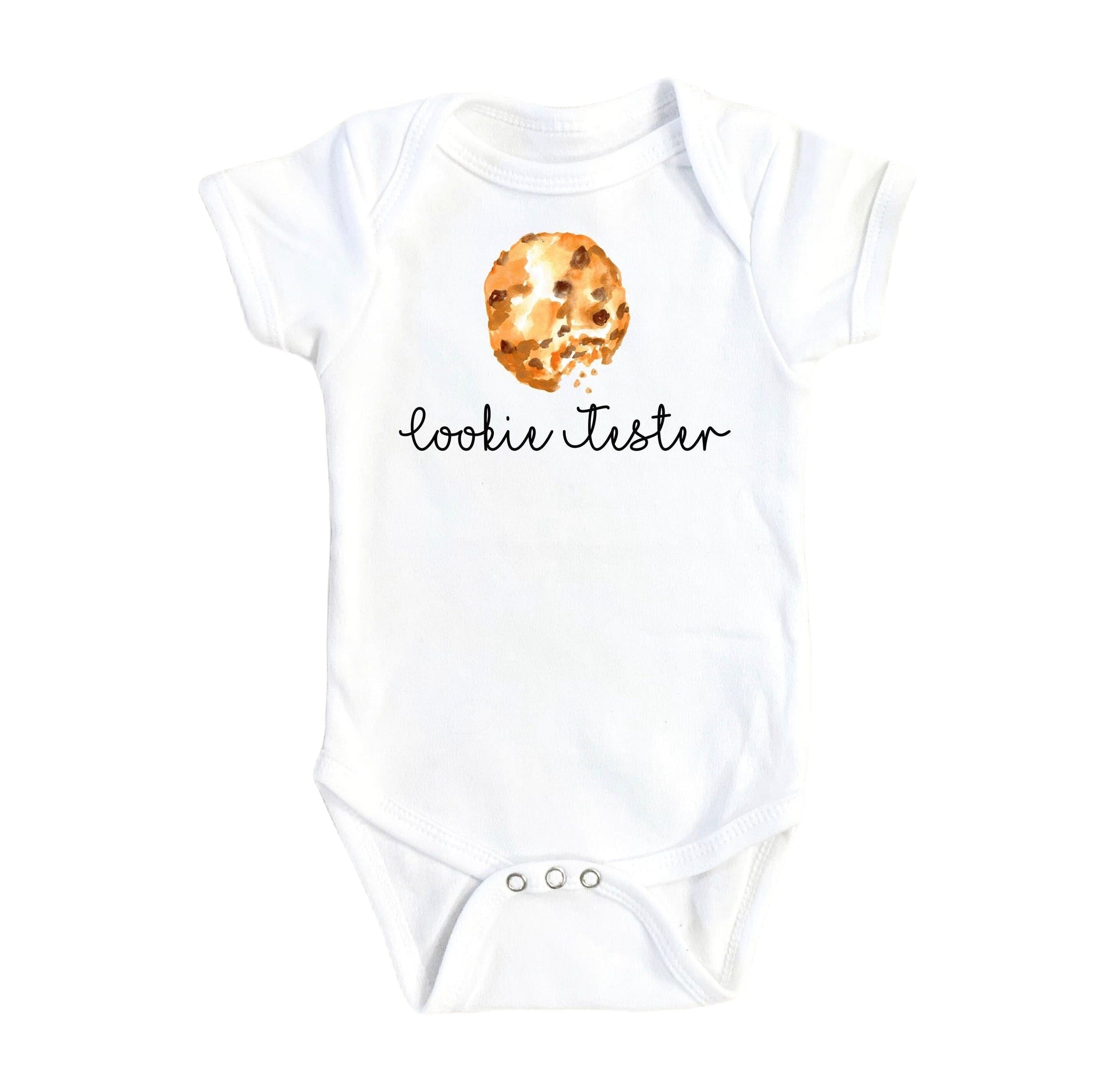 Cookie Tester Script - Baby Boy Girl Clothes Infant Bodysuit Funny Cute Newborn-0