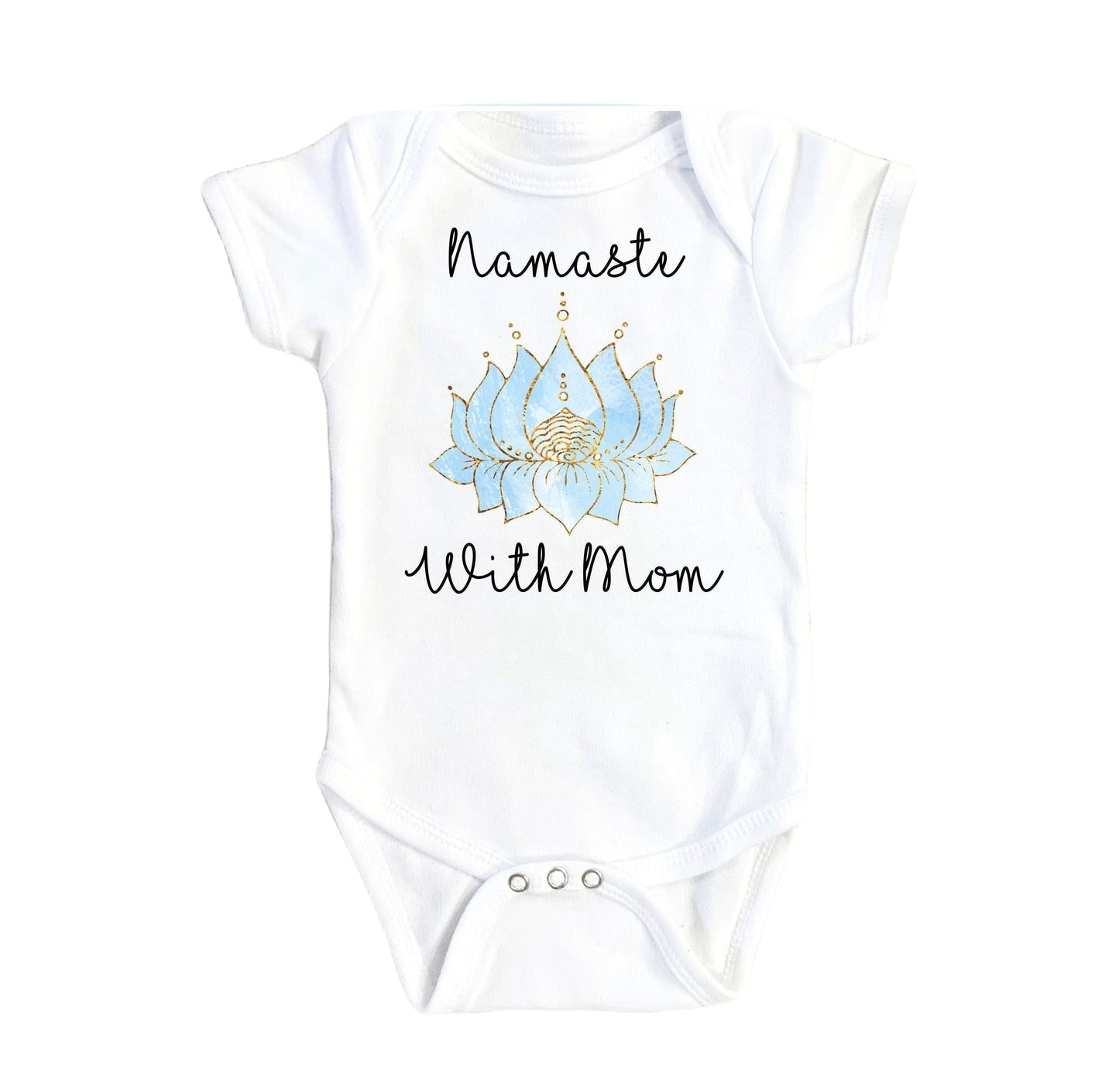 Yoga Namaste Mom - Baby Boy Girl Clothes Infant Bodysuit Funny Cute Newborn 1E-0