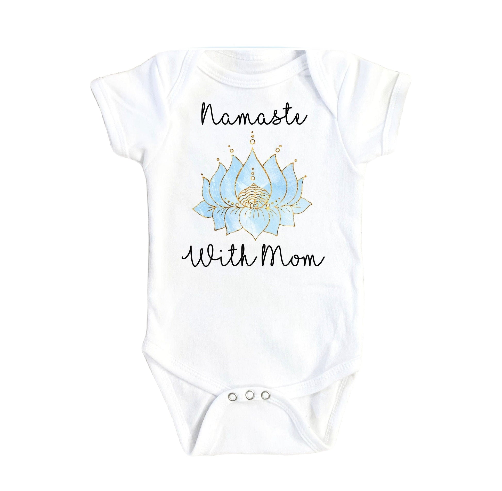 Yoga Namaste Mom - Baby Boy Girl Clothes Infant Bodysuit Funny Cute Newborn 1E-0