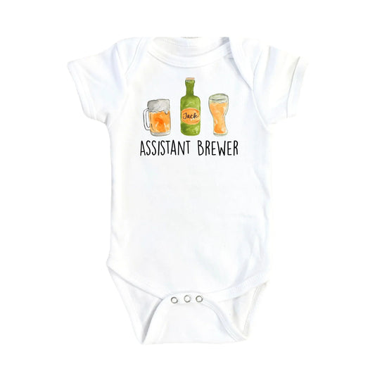 Beer 3 Drinks  - Baby Boy Girl Clothes Infant Bodysuit Funny Cute Newborn-0