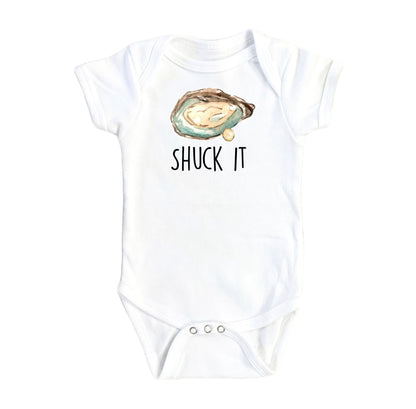 Oyster Shuck - Baby Boy Girl Clothes Infant Bodysuit Funny Cute Newborn-0
