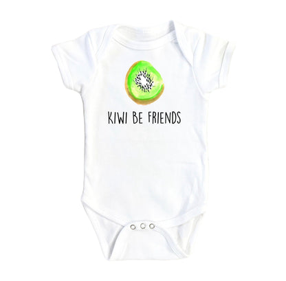 Kiwi Be Friends - Baby Boy Girl Clothes Infant Bodysuit Funny Cute Newborn-0