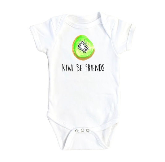 Kiwi Be Friends - Baby Boy Girl Clothes Infant Bodysuit Funny Cute Newborn-0