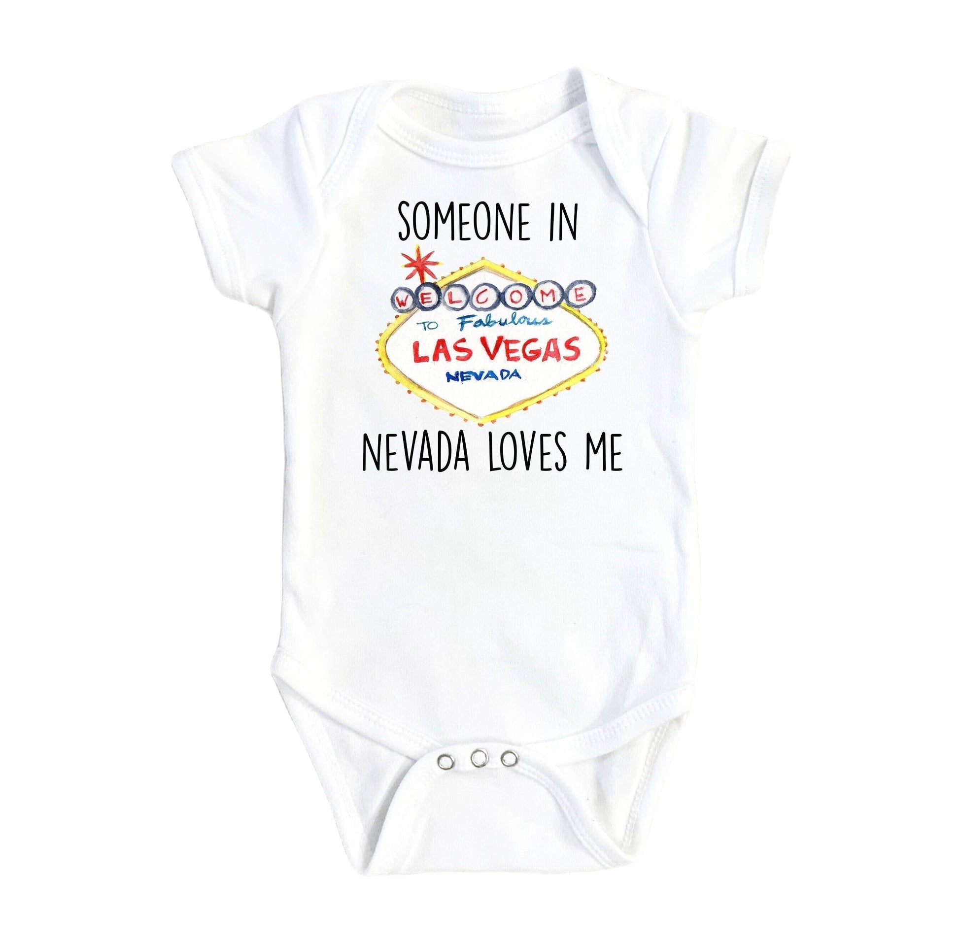Las Vegas - Baby Boy Girl Clothes Infant Bodysuit Funny Cute Newborn 1C-0
