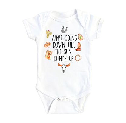 Cowboy Sleeping - Baby Boy Girl Clothes Infant Bodysuit Funny Cute Newborn-0