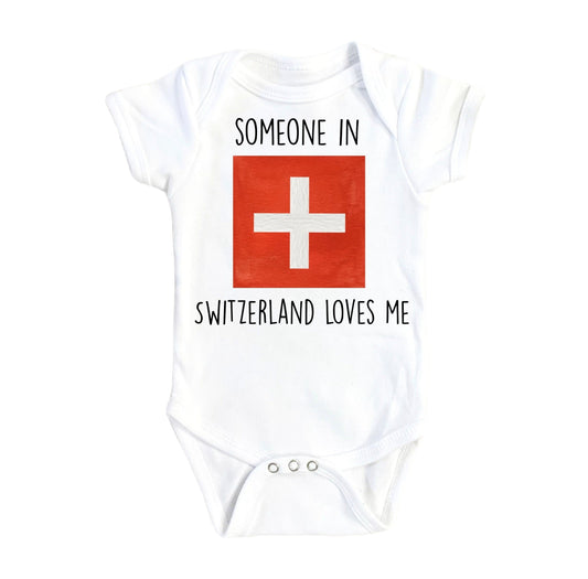 Switzerland - Baby Boy Girl Clothes Infant Bodysuit Funny Cute Newborn 1A-0