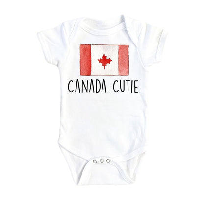 Canadian Cutie - Baby Boy Girl Clothes Infant Bodysuit Funny Cute Newborn-0