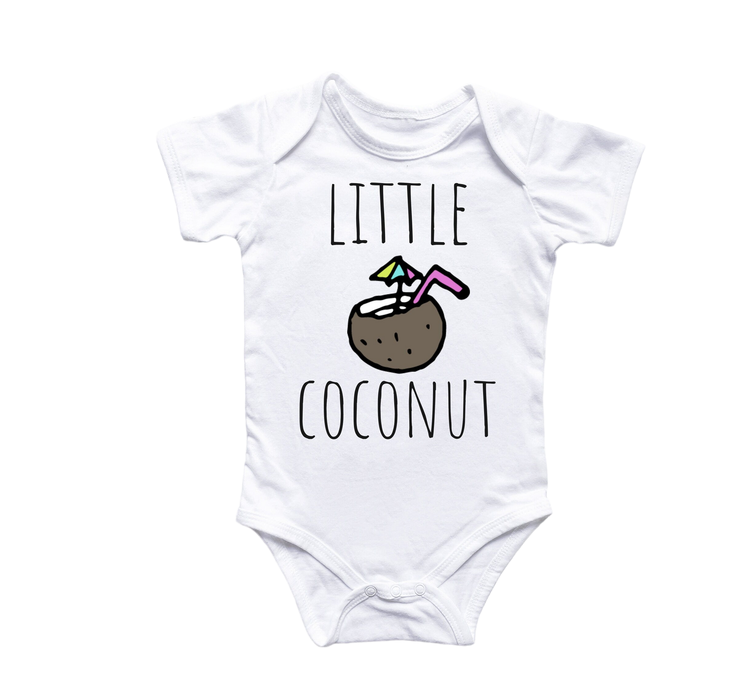 Coconut Fruit Summer - Baby Boy Girl Clothes Infant Bodysuit Funny Cute Newborn-0
