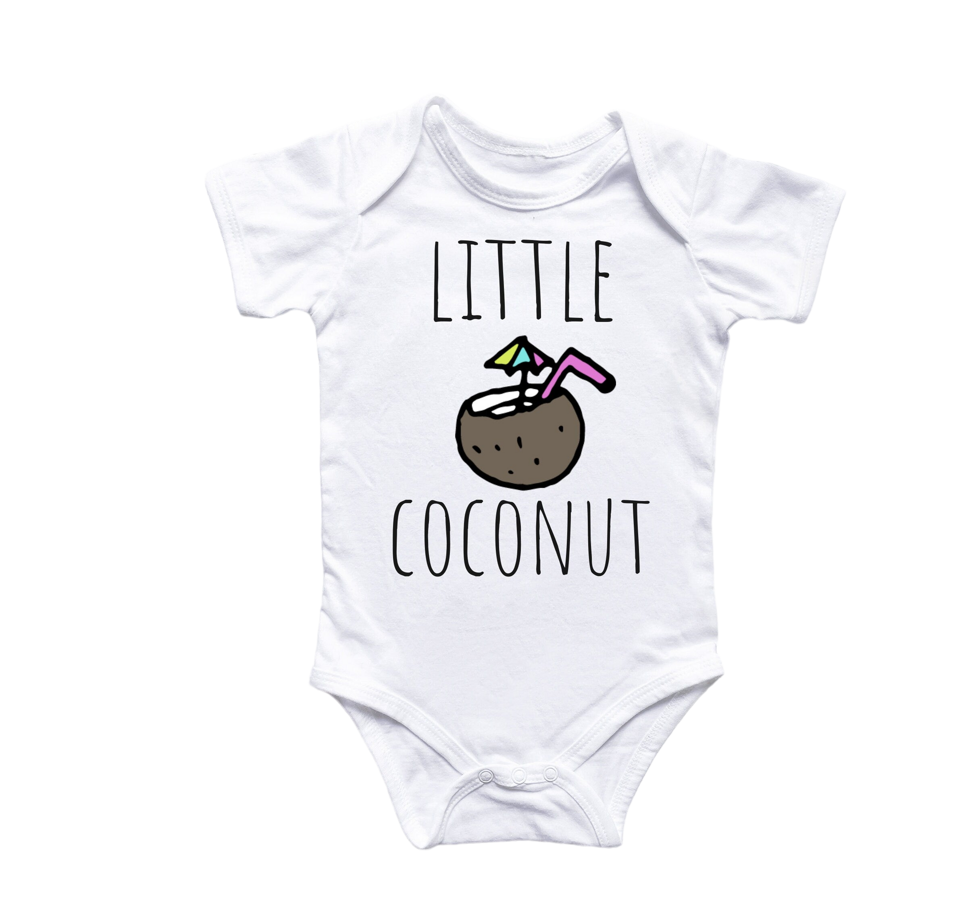 Coconut Fruit Summer - Baby Boy Girl Clothes Infant Bodysuit Funny Cute Newborn-0