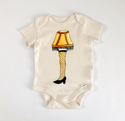 Leg Lamp Alone - Baby Boy Girl Clothes Infant Bodysuit Funny Cute Newborn-0