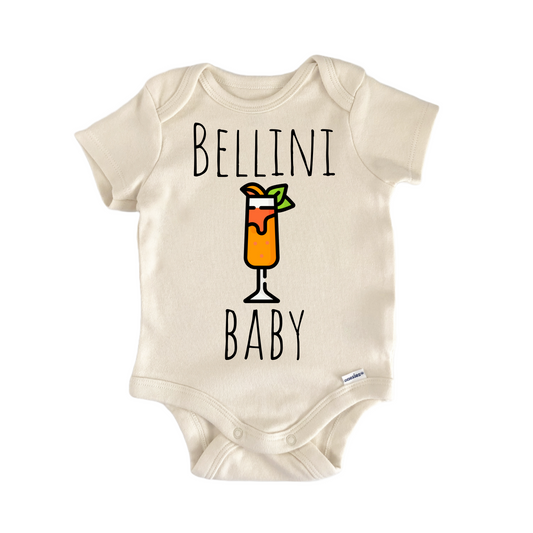 Peach Bellini Cocktail - Baby Bodysuit-0