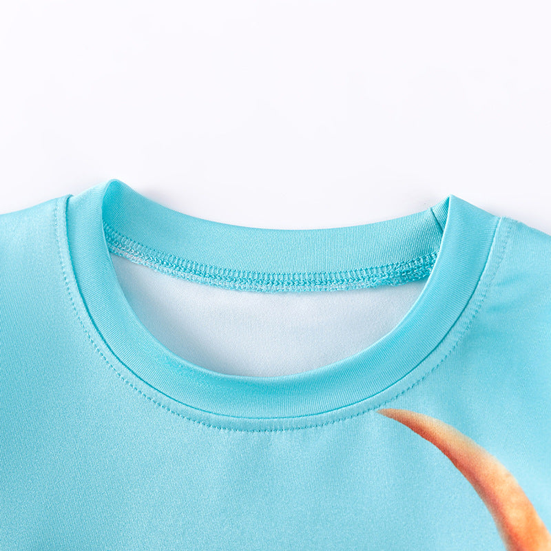 Dino World Kids Pajama Set – Long Sleeve Top and Pants, Fun Dinosaur Print-1