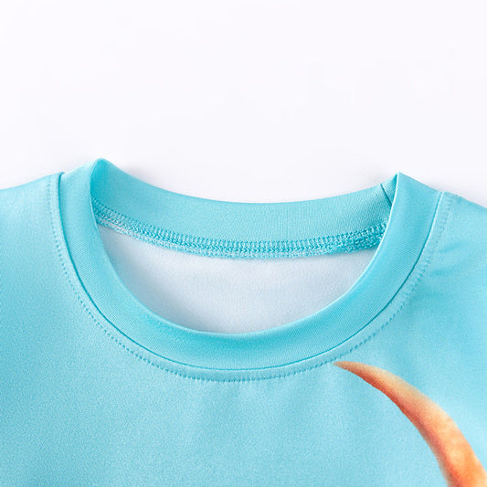 Dino World Kids Pajama Set – Long Sleeve Top and Pants, Fun Dinosaur Print-1